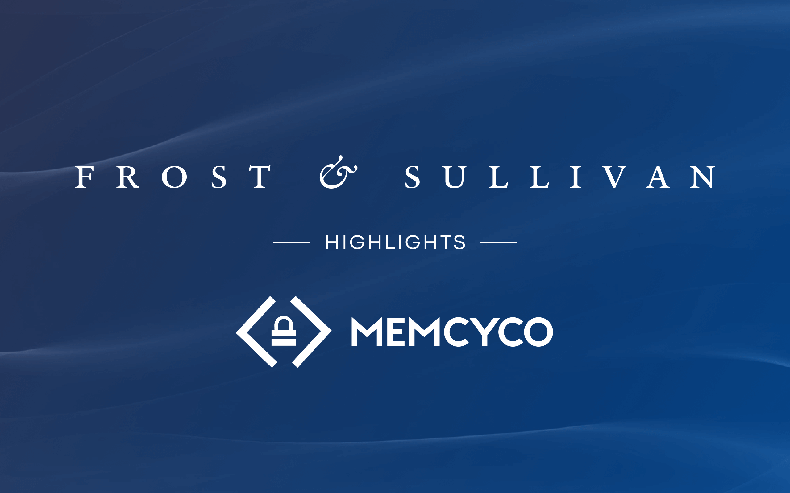 Design the Frost & Sullivan report download page